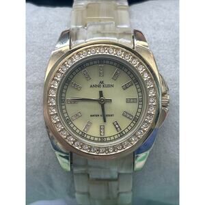 Anne Klein Gold Tone Beige Band Women’s Quartz Watch 10/9380
